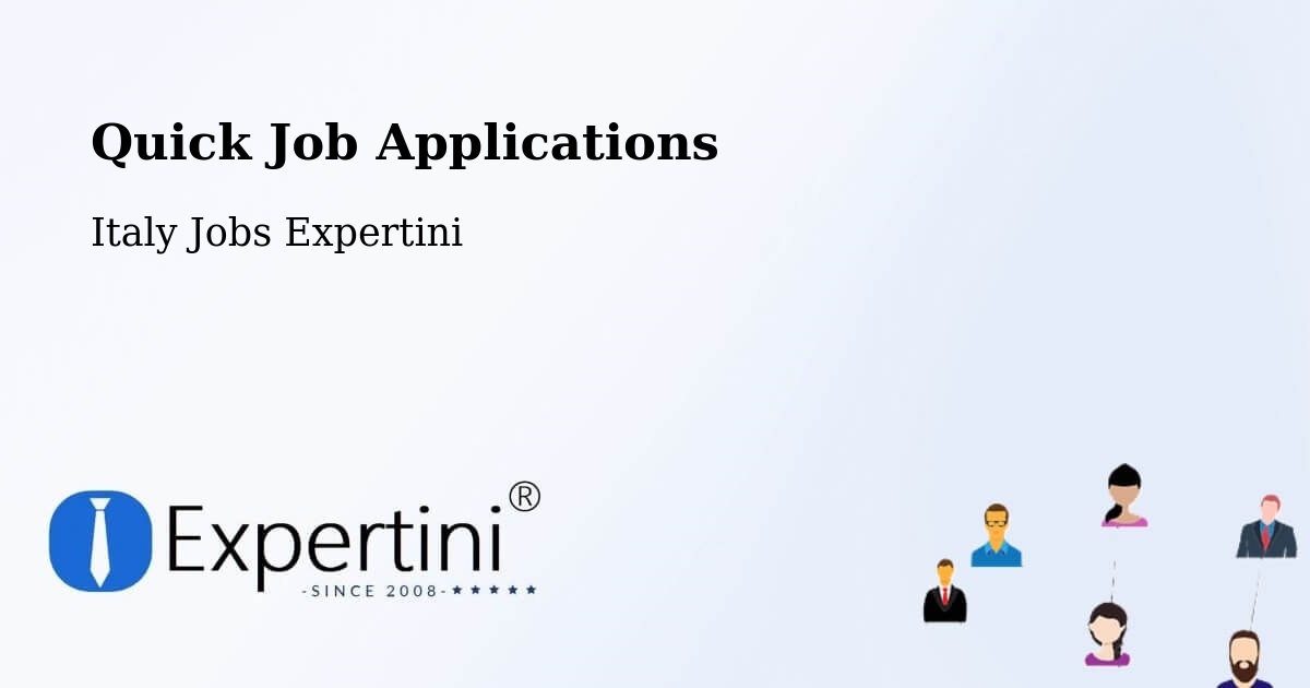 Quick Job Applications - Italy Jobs Expertini